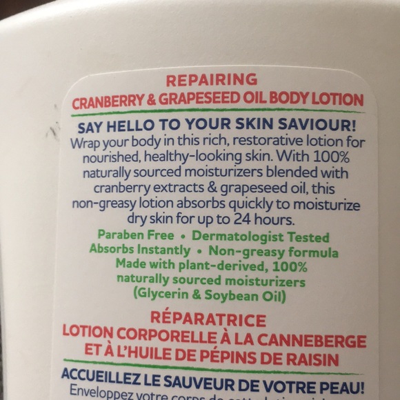 St. Ives 24 HOUR REPAIRING CRANBERRY & GRAPESEED OIL BODY LOTION (2Pack) - Picture 5 of 9